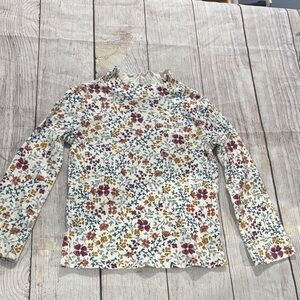 5T girls floral blouse